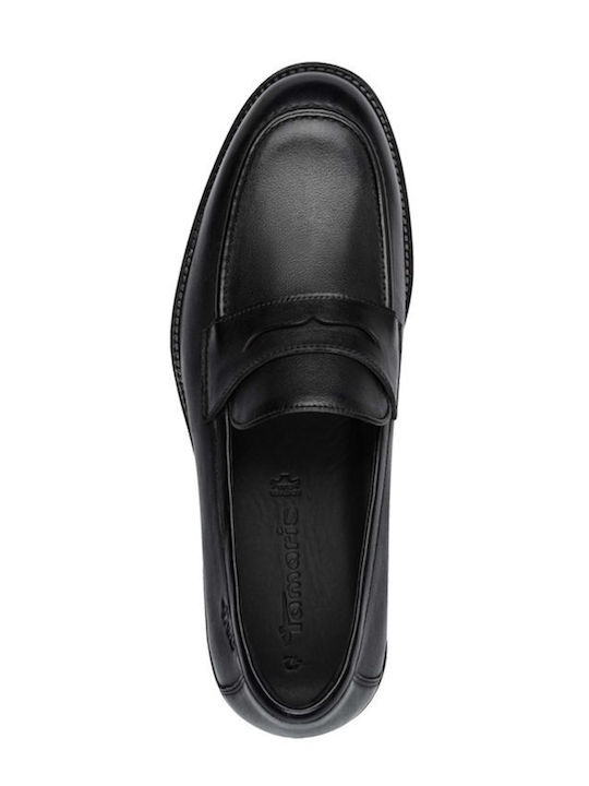 Δερμάτινα Ανδρικά Loafers σε Μαύρο Χρώμα
