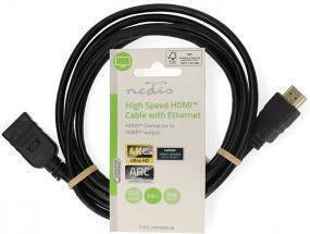 Nedis 233-2884 HDMI 1.4 High Speed 1080p 120Hz Cable HDMI Male - HDMI Female 2m Black