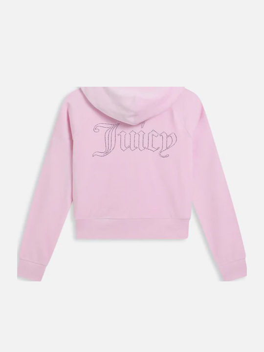 Women's Velvet Hoodie Sweatshirt Jacket Cherry Blossom