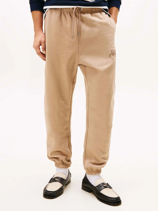 Grafisches Herren-Sweatpants Beiges