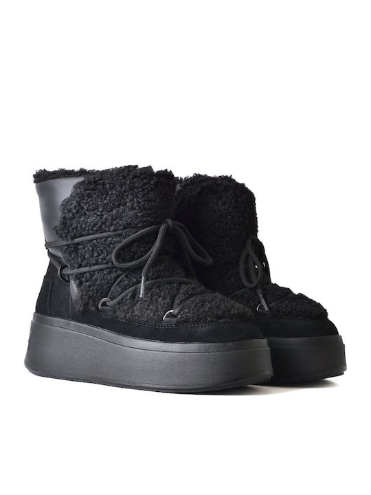 Moboo Women's Ankle Boots Black