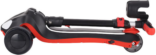 Kiddoboo Kinderroller E-Scooter Trecyclo 3-Rad mit LED-Beleuchtung für 5+ Jahre Schwarz