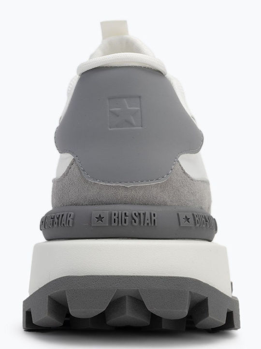 Damen Sneakers Hellgrau / Weiß