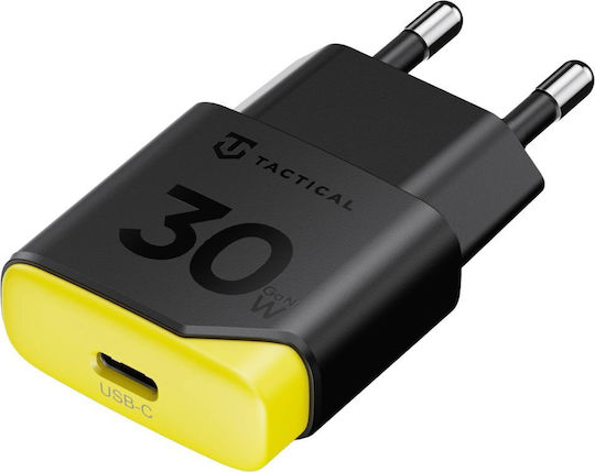 Tactical Charger Without Cable GaN with USB-C Port 30W Power Delivery Black (Minimi)