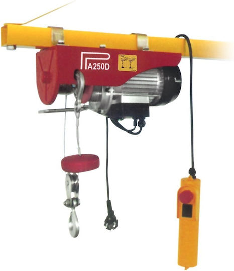 Nova Electric Hoist PA250A for Weight Load up to 125kg Red