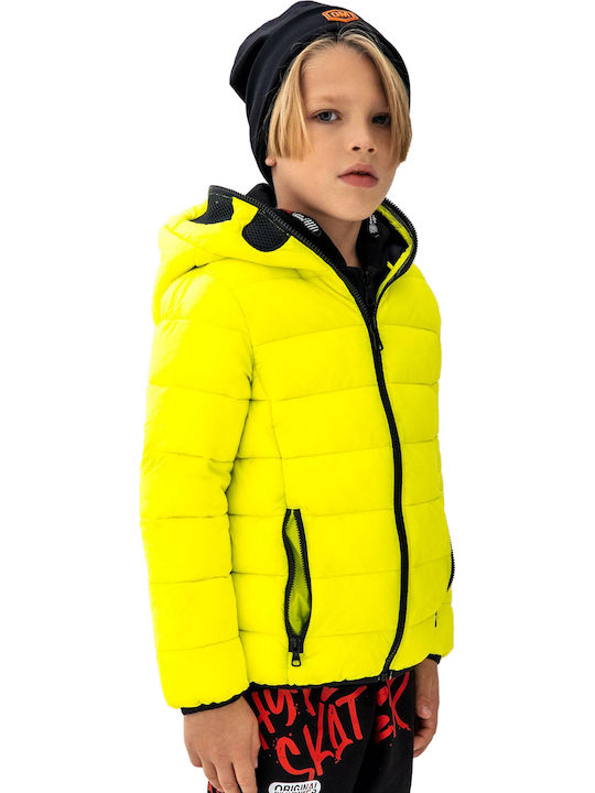Παιδικό Καπιτονέ Μπουφάν Safety Yellow