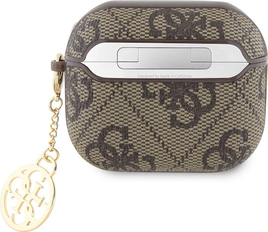 Guess Charm Case In Braun Farbe Für Apple AirPods 3