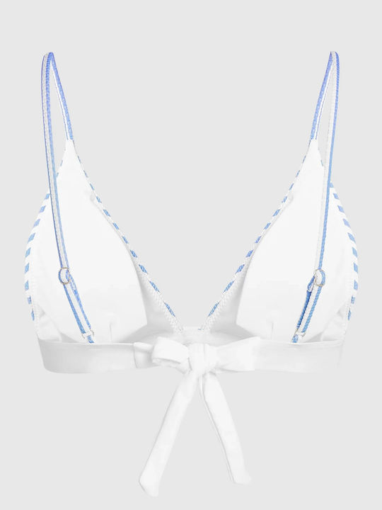 Bikini Triangle Striped Light Blue