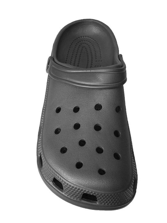 Ansin Damentag Holzschuhe Schwarz