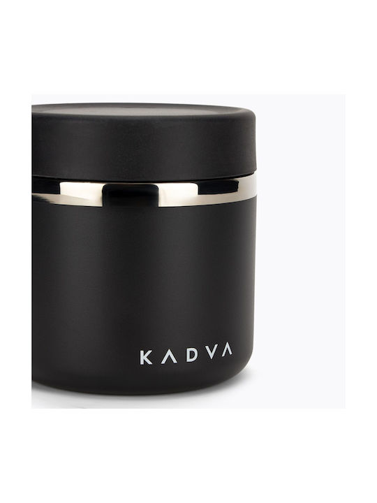 Kadva Cutie De Prânz Din Silicon Neagră 600ml
