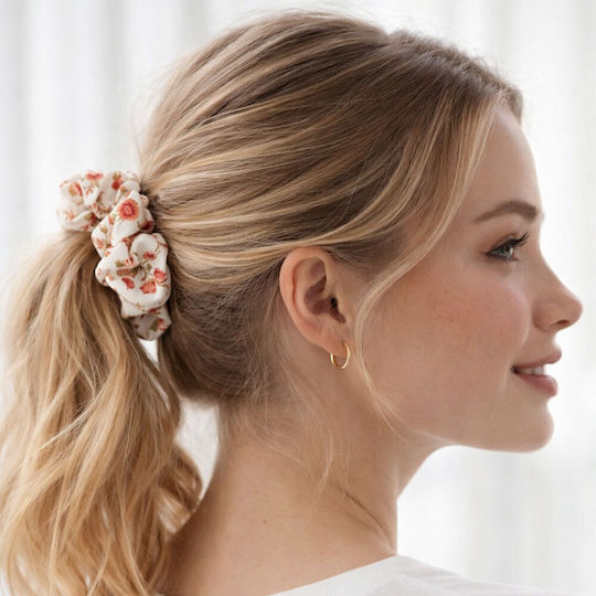 Elektrische Gitarren 12 Stück Samt Haargummis Floral Scrunchies Set A40005