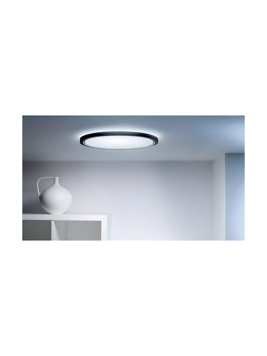 WiZ Smart Deckenleuchte montieren 22cm Schwarz mit Integrierter LED