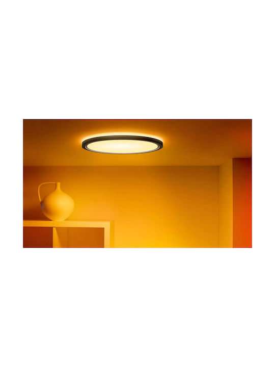 WiZ Smart Deckenleuchte montieren 22cm Schwarz mit Integrierter LED