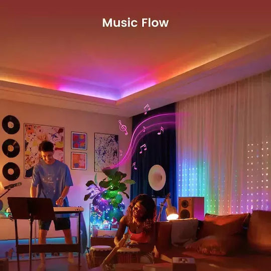 Yeelight Смарт LED Лента Wi-Fi RGB Светлина 6m с Захранване