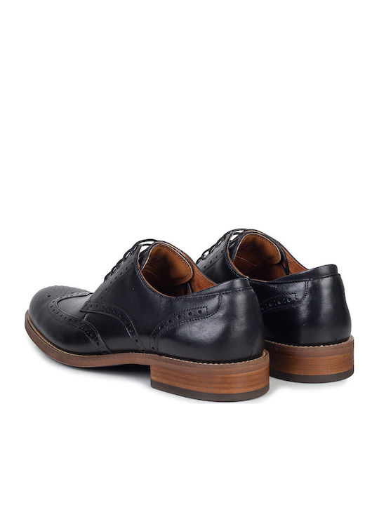 Leather Men's Black Oxfords