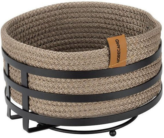 Runde Metallhalter Culinaro Textilkorb D19cm