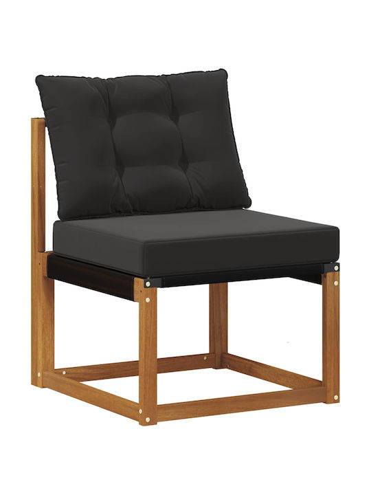 Ecksofa Outdoor aus Paletten mit Kissen 245x126.5x73cm
