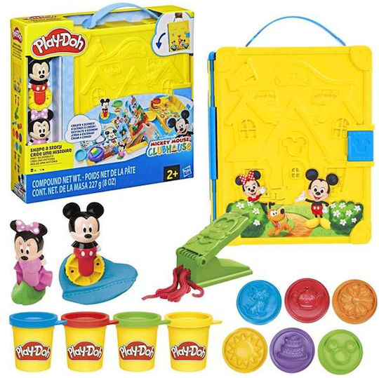 Hasbro Плей-Доу Пластелини - Игра Disney Junior On-the-Go Пекарна Кухня за 2+ Години 3 Части