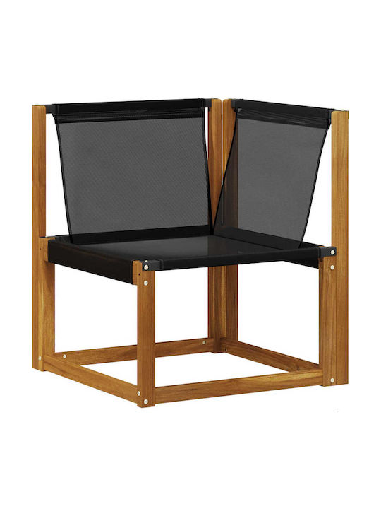 Corner Outdoor Sofa from Pallets with Cushions 247x128.5x73cm