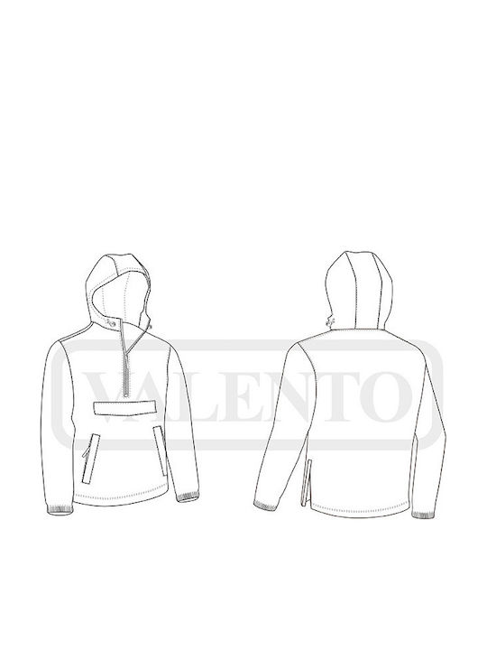 Roly Work Jacket with Hood Black