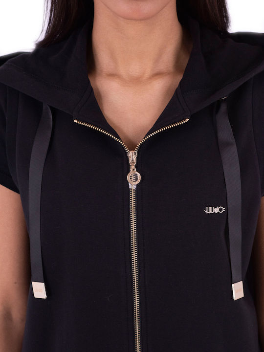 Women's Sweatshirt Cardigan Black