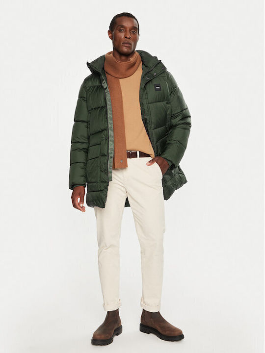 Geacă Puffer Verde