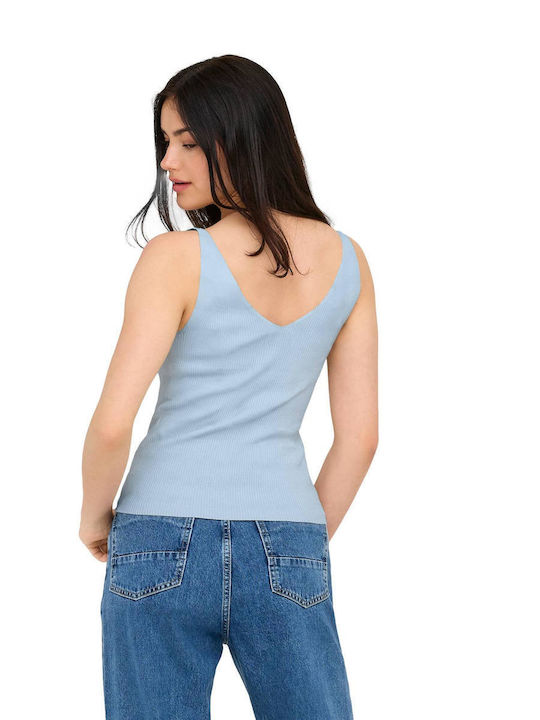 Women's Summer Sleeveless Yellow Blouse