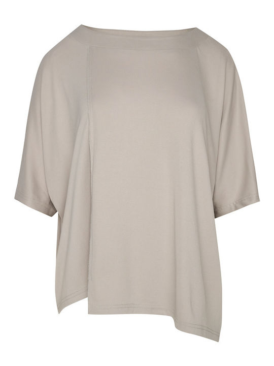 Women's Short Sleeve Blouse White