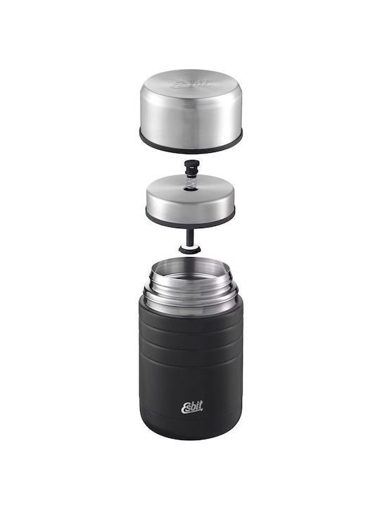 Esbit Inox Mittagsboxen Isolierte Lunchbox Schwarz 800ml