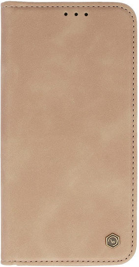 Wonder Back Cover Synthetic Leather / Silicone Brown (Samsung Galaxy M35 5G)