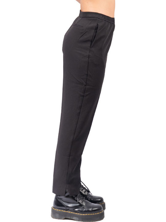 Damen Stoff Hose Black