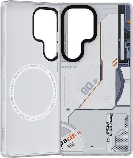 Benks Back Cover Πλαστικό / Σιλικόνης Λευκό (Galaxy S25 Ultra)
