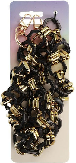 Phone Pendant 0809 Black-gold