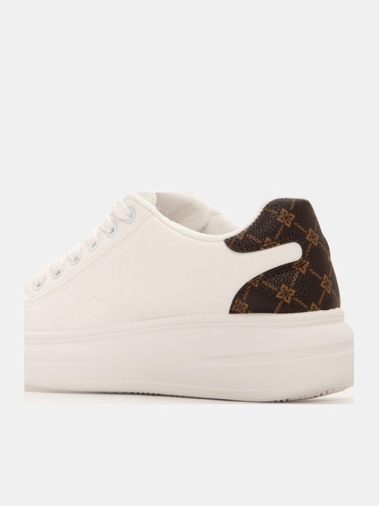 Damen Flatforms Sneakers Braune