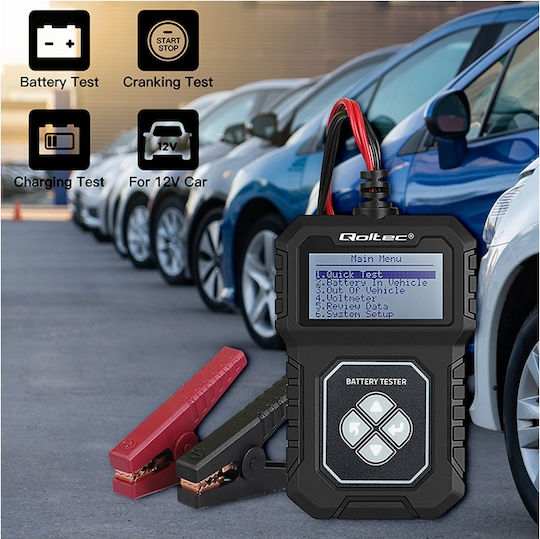 Qoltec Ψηφιακό Battery Tester
