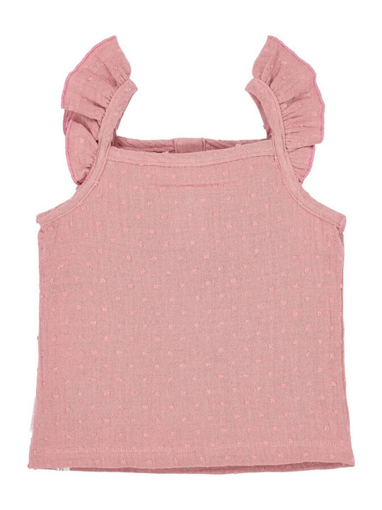 Kids Top Sleeveless Pink Blush