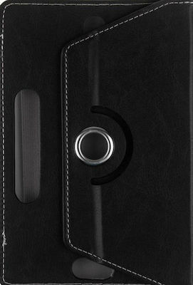 Husă Flip Cover Rotativă Neagră 360° (Universal 8)