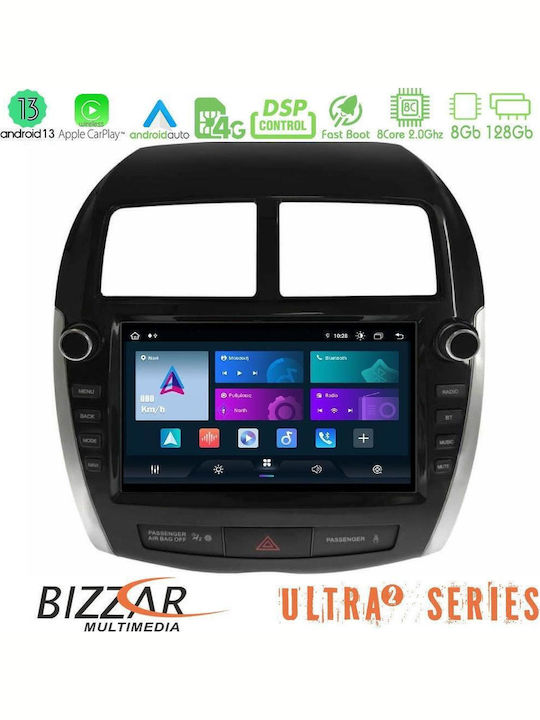 Bizzar Car Audio System for Mitsubishi Asx 2013-2018 (Bluetooth/USB/WiFi/GPS/Apple CarPlay/Android Auto) with 9" Touch Screen