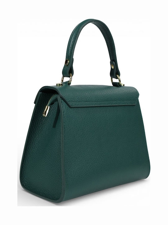 Leder Damen Handtasche Tote Schulter Petrol Blau