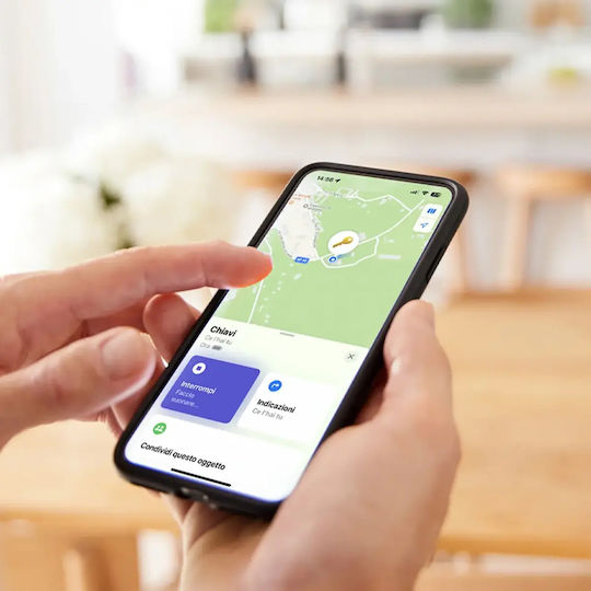 SBS Apple Find My & Google Find Hub Schwarz 2 Stück