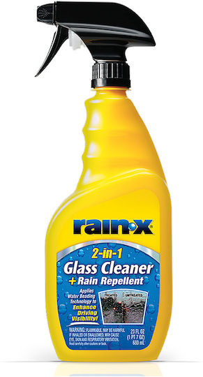 Rain X 2in1 Glass Cleaner Cleaner Spray Car Windows 500ml