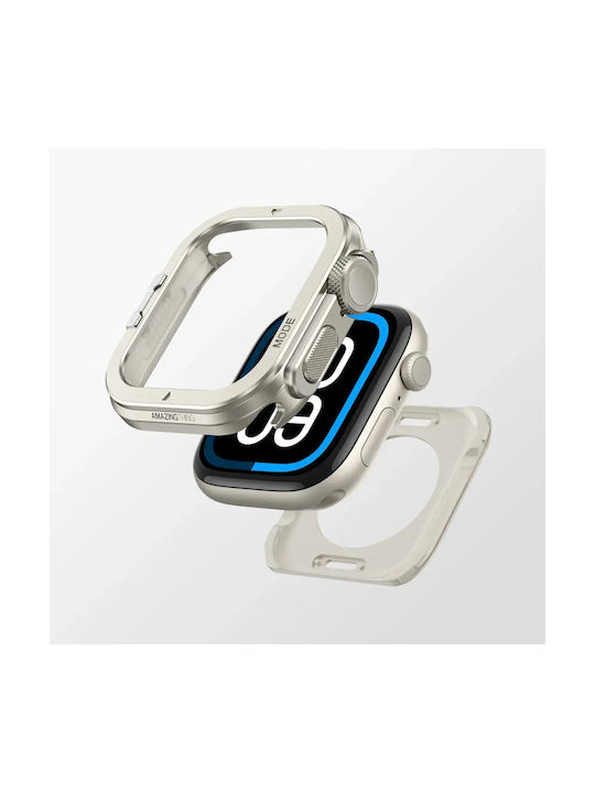 Amazingthing Titan Pro Metal Case Apple Watch 11 46mm Aluminum Titaniumeng