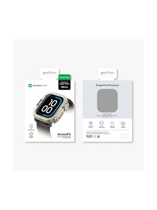 Amazingthing Titan Pro Metal Case Apple Watch 11 46mm Aluminum Titaniumeng