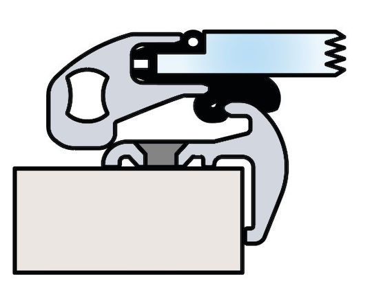 Lewmar Bootsluken Low Profile Friction Lever Lid Autostützende
