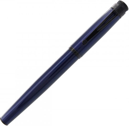Retro 51 Writing Pen Fine Blue made of Steel with Blue Ink