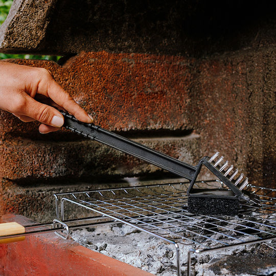 Nava Grillbürste Edelstahl BBQ GURU 3 in 1 36cm