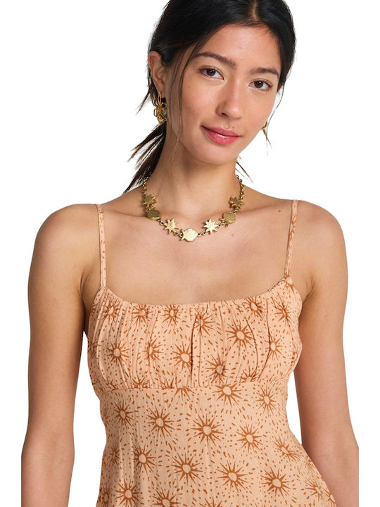 Summer Mini Dress Light Peach