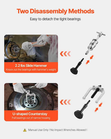 Vevor Puller Set for Bearings 16pcs