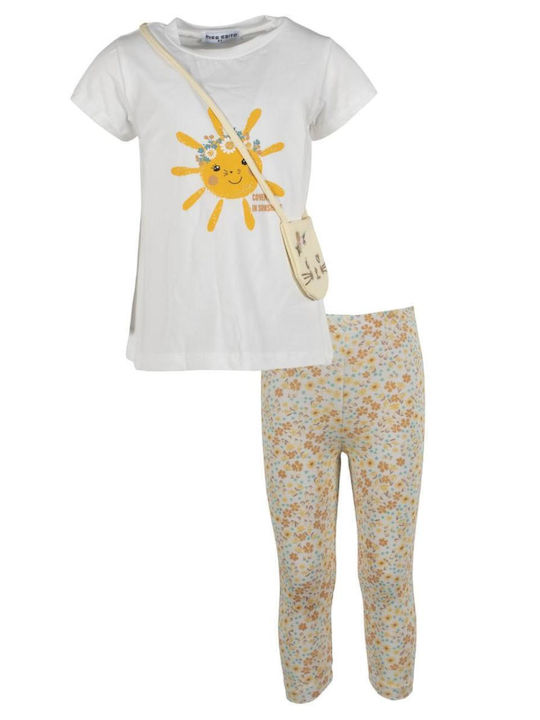 Kids' Set with Leggings Winter 3pcs White