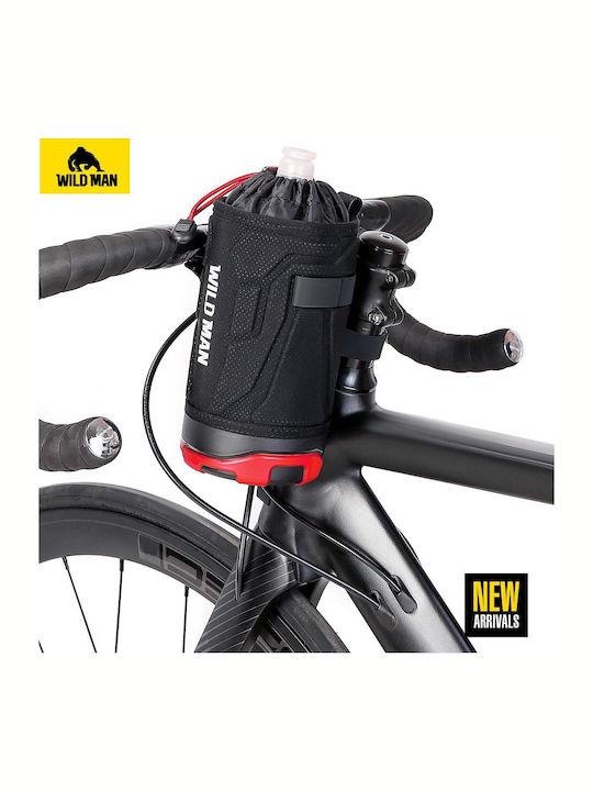 Wildman Bicycle Bag R1 Waterproof 1L For Bottle Black-Red 5900217424246